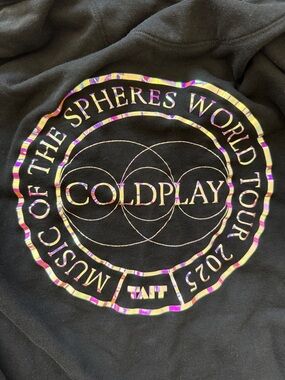 Coldplay / TAIT zip hoodie